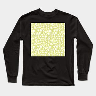 MATISSE ABSTRACT GREEN AND WHITE Long Sleeve T-Shirt